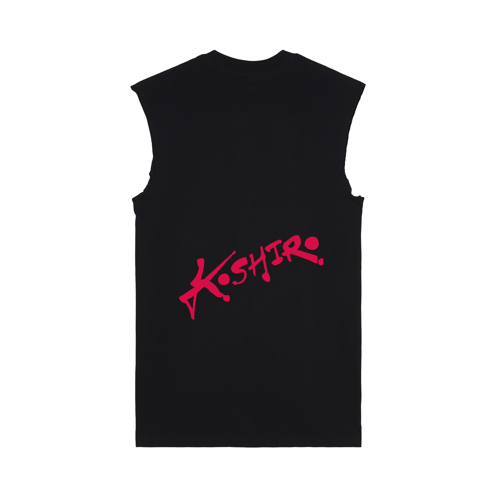 The Classics Collection: First Edition Muscle Tee - Back Center Logo - Red