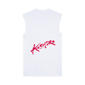 The Classics Collection: First Edition Muscle Tee - Back Center Logo - Red