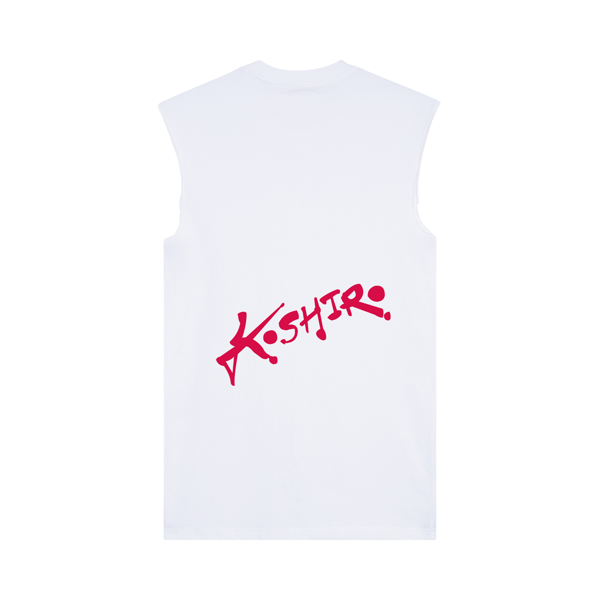 The Classics Collection: First Edition Muscle Tee - Back Center Logo - Red