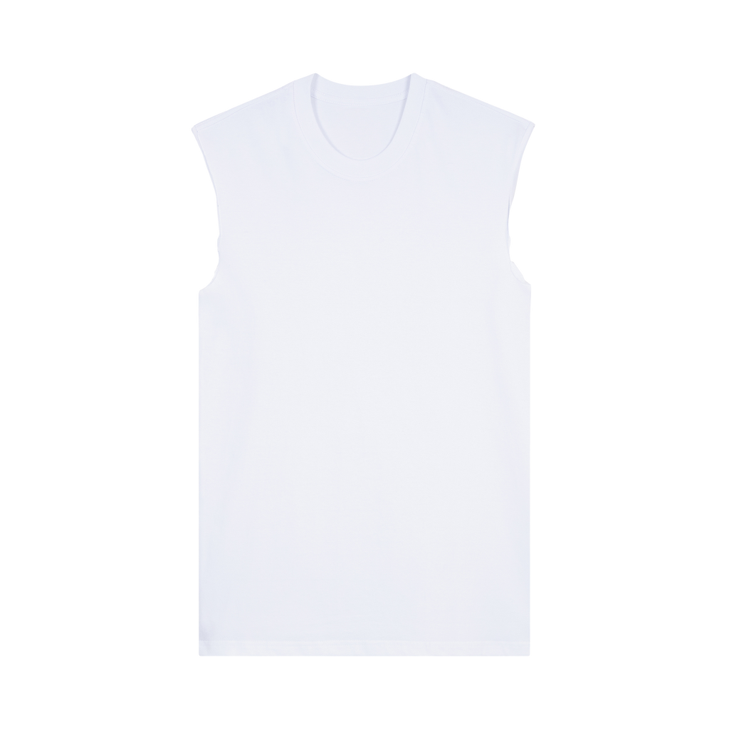 The Classics Collection: First Edition Muscle Tee - Back Center Logo - Red